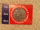 Vintage 1776-1976 Tennesse Official State Bicentennial Medal — photo 1