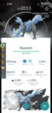 Pok mon GO Kyurem black/white background.CHEAP