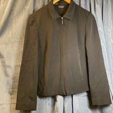Rafaella Petites Black Zip Up Blazer Jacket Size 8P