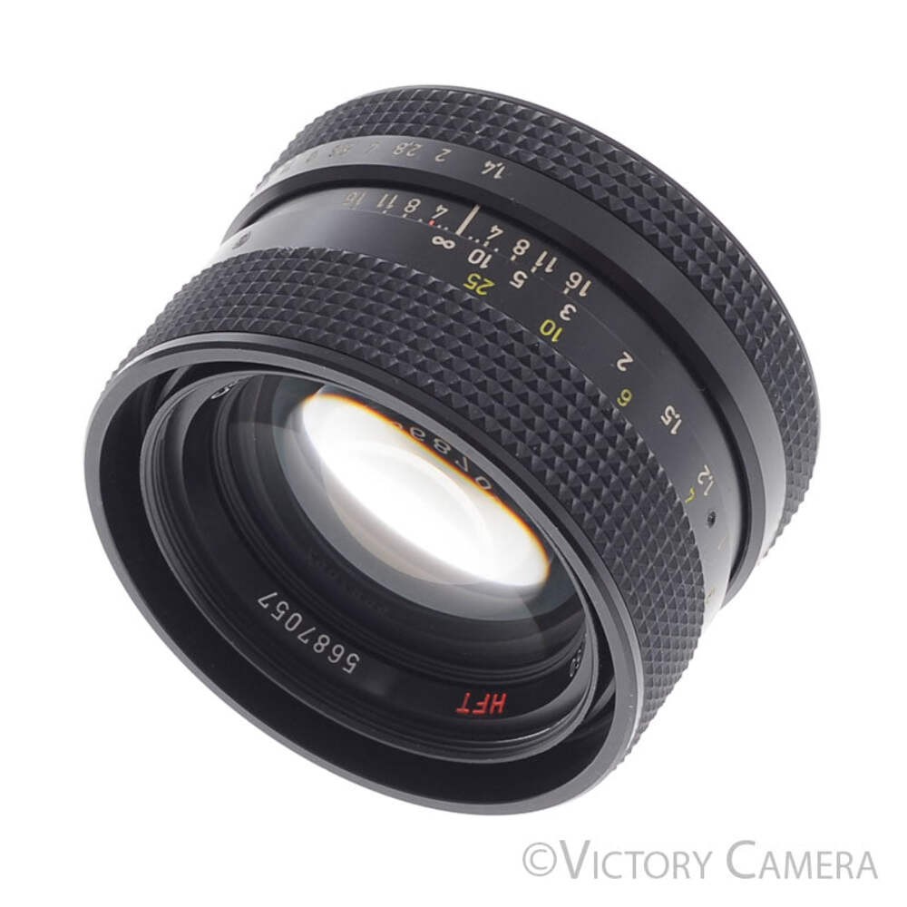 Rollei HFT 50mm f1.4 Carl Zeiss Planar Late West Germany Lens QBM
