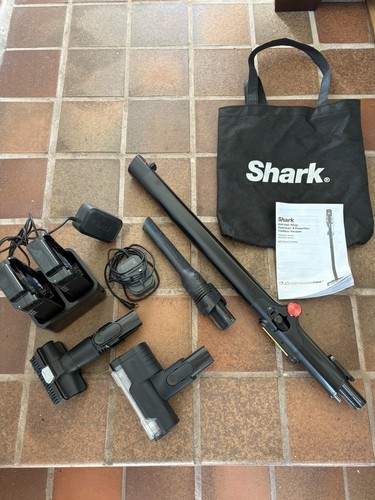 Shark IZ300UK IZ320UK Dual Charger Base + 2 Akkus + Zubehör/Ersatzteile Konvolut