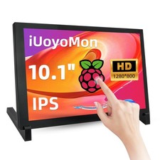 10.1 Inch Mini Monitor, 1280 X 800 Small HDMI Screen Display IPS LCD Display ...