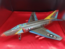 Masudaya Tin Toy USAF Phantom Friction Fighter F/S FEDEX
