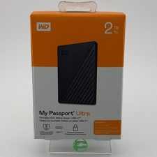 New Western Digital WD 2.5" My Passport Ultra 2TB USB-C HDD WDBC3C0020BSLWESN