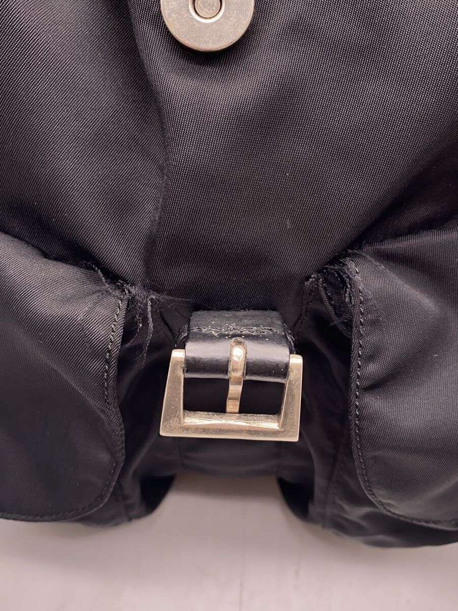 PRADA Backpack Nylon BLK Solid 407578 Interior Ha… - image 8