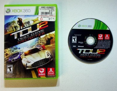 Test Drive Unlimited 2 Xbox 360 Video Game Racing Open World Multiplayer