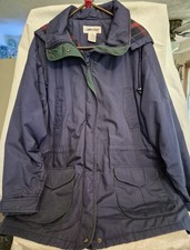 Cabin Creek Women 1618 Blue Winter Coat Hooded Flannel Lined