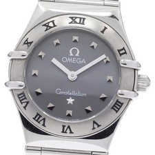 OMEGA CONSTELLATION MINI MY CHOICE 1561.51 22.5mm SS Quartz Gray Dial #C1988 6