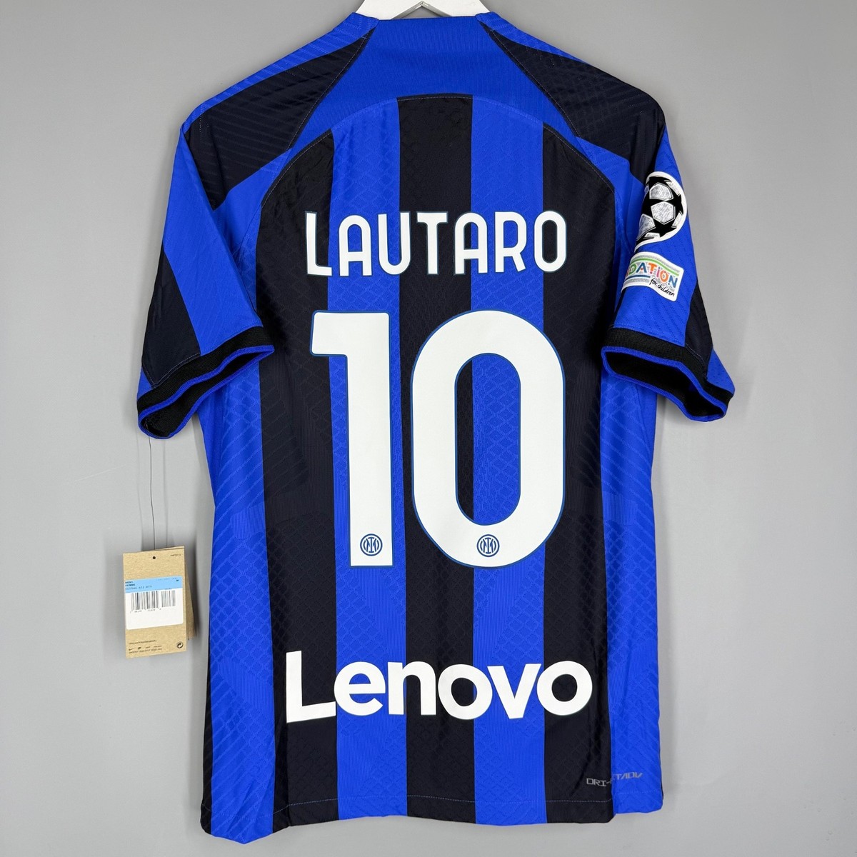 INTER MILAN 2022 2023 HOME FOOTBALL SHIRT JERSEY #10 LAUTARO