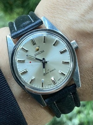 ENICAR Star Jewels 36mm | Super Nice 3D dial | Cal.  AR 160 | Vintage Watch 70's