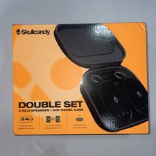 Skullcandy Kilo Wireless Bluetooth Speaker with Case Bundle, 2-pack