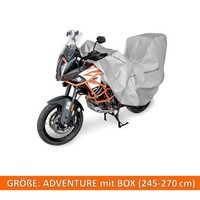 Motorrad Abdeckplane Motorradabdeckung Adventure Mit Box Outdoor Wasserdicht