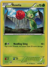 Roselia (13) 13/124 Common Dragons Exalted LP Pokemon Card