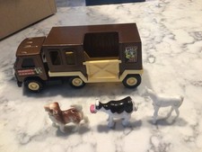 1980 Vintage Buddy L Farms truck with trailer