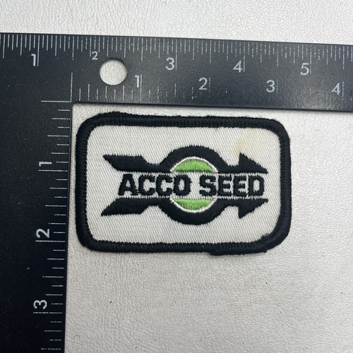 Vtg ACCO SEED Farm & Agriculture Advertising Patch 00M5