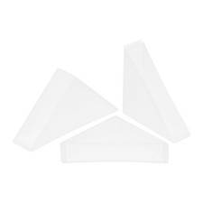 20Pcs Corner Protectors 10x50mm Plastic Right Angle Corner Guards Cushion White