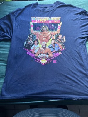 WWE WrestleMania Jim Bret Heart Boss Macho Man  Men T-Shirt 3XL