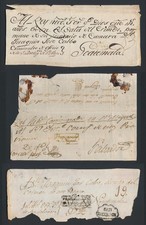 1798-1800 EL SALVADOR COVER & FRONTS INC SAN MIGUEL, SPAIN COLONIAL, EX-HAHN