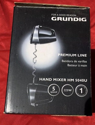 2-Grundig Handheld Stainless Steel Hand Blender BL 5040U & Mixer HM 5040U - Picture 12 of 12