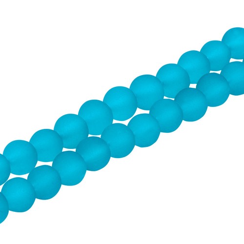 31.4" Strd 27 Color Transparent Glass Beads Frosted Round Loose Spacer 4~10mm - Picture 19 of 65