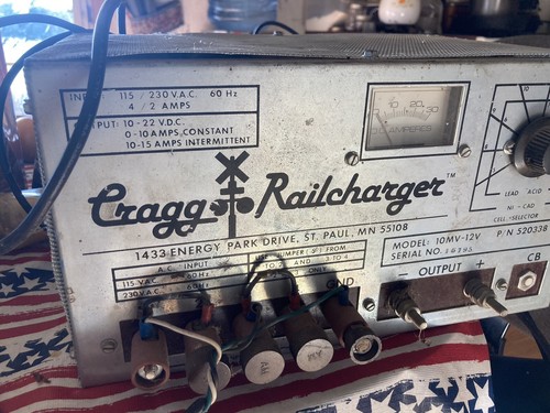 Cragg Railcharger Battery Railway Charger 520338 10MV-12V - Picture 2 of 7