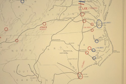 Overview Civil War Battlefield Map Army Positions Generals Situation June 1 1863 - Picture 5 of 12