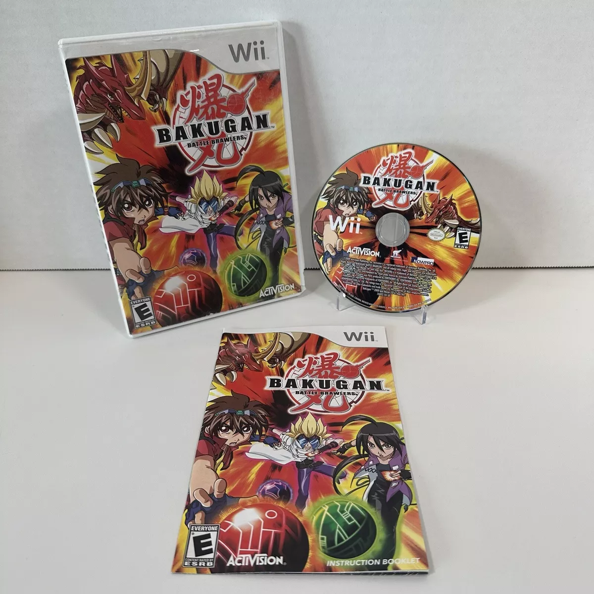 Bakugan Battle Brawlers Video Game Nintendo Wii Activision NO