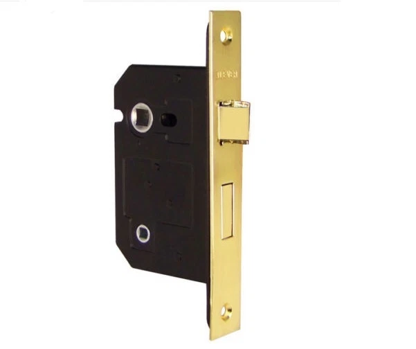 Bathroom Door Lock Brass or Chrome 63mm or 76mm Sashlock - Image 3 of 4