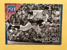 2019 Topps Whitey Ford 150 Years Blue Border SP