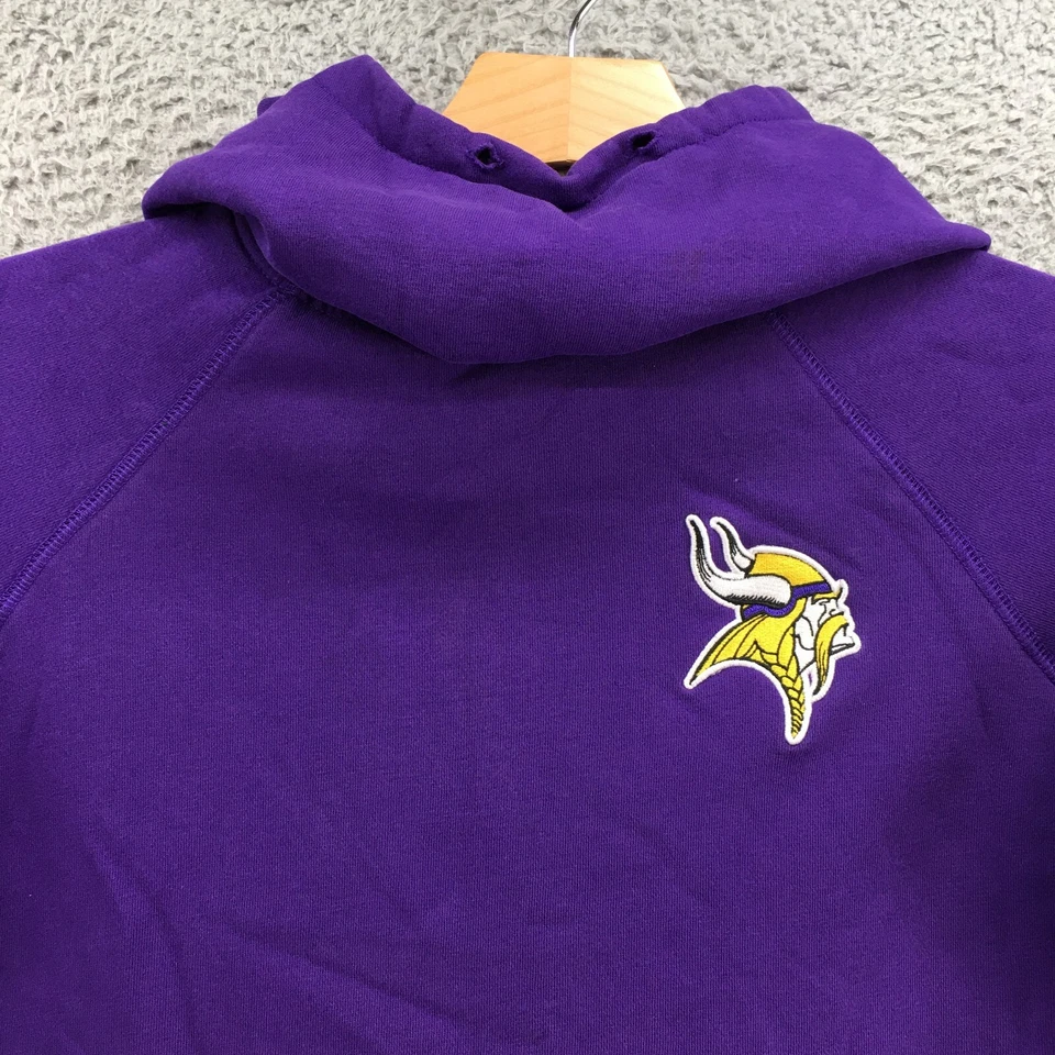 Куртка с капюшоном мужская Mitchell & Ness Minnesota Vikings S фиолетовая с вышитым логотипом - Изображение 3 из 4