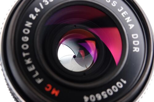 CARL ZEISS JENA DDR 35mm f2.4 MC FLEKTOGON PRIME LENS - M42 SCREW FIT - Picture 6 of 16