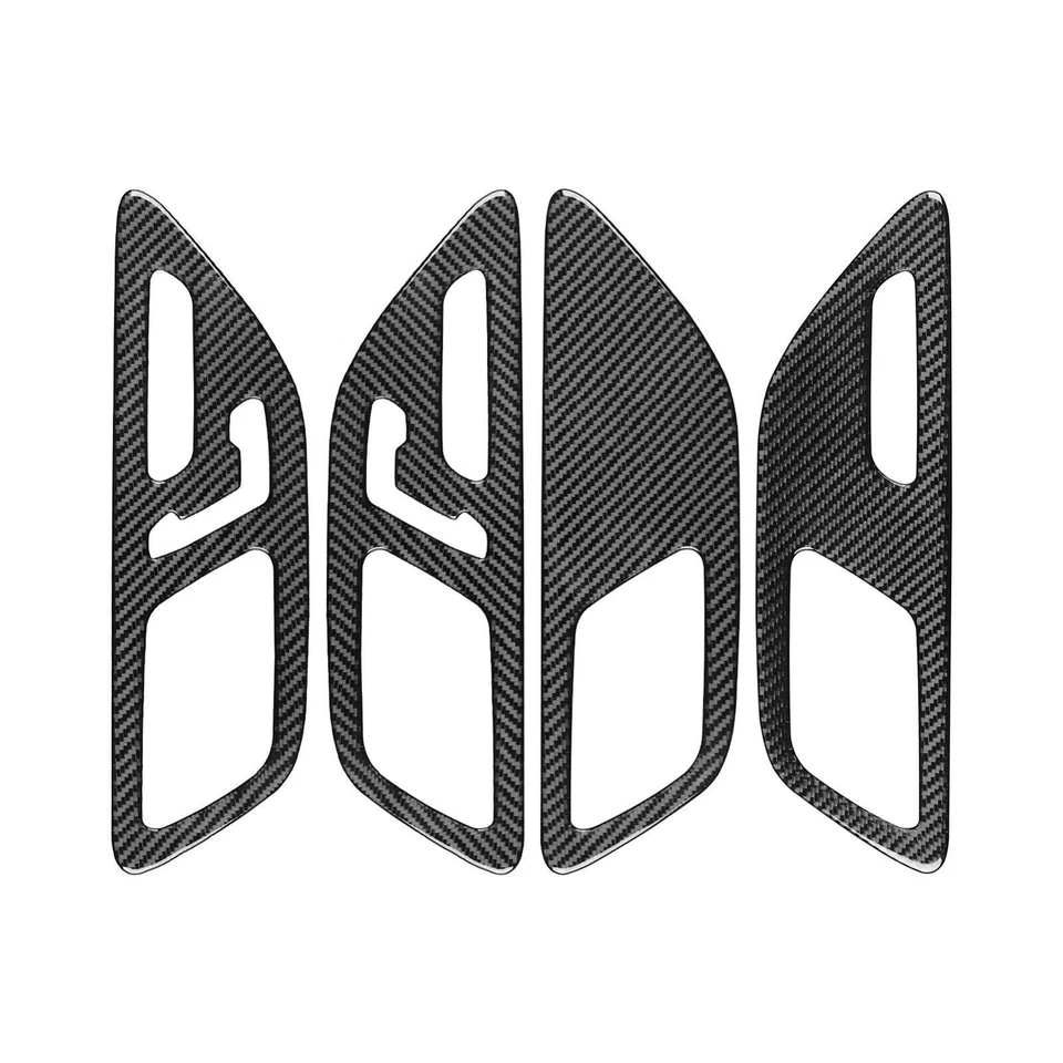 Cubierta de ajuste de asiento de coche de fibra de carbono de vinilo para Benz Clase C W206 2022-24 Foto 2 de 4