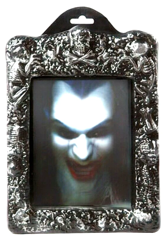 4er Pack 3D Hologramm Bilder Damen Herren im Rahmen Halloween Dekoration - Bild 4 von 4