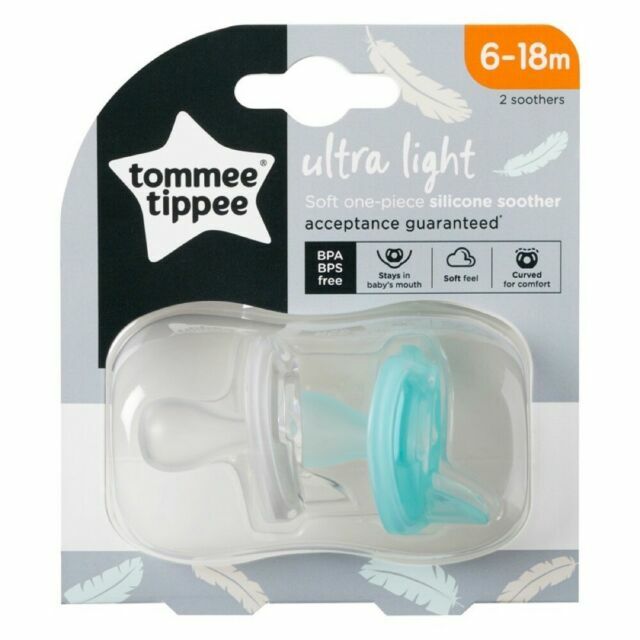 Tommee Tippee CTN Ultra Light Silicone Soother 0-6M – Pack of
