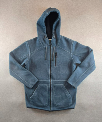 SALTY CREW Men's MARINERS Technical Jacket - Teal Blue Heather Medium Fishing