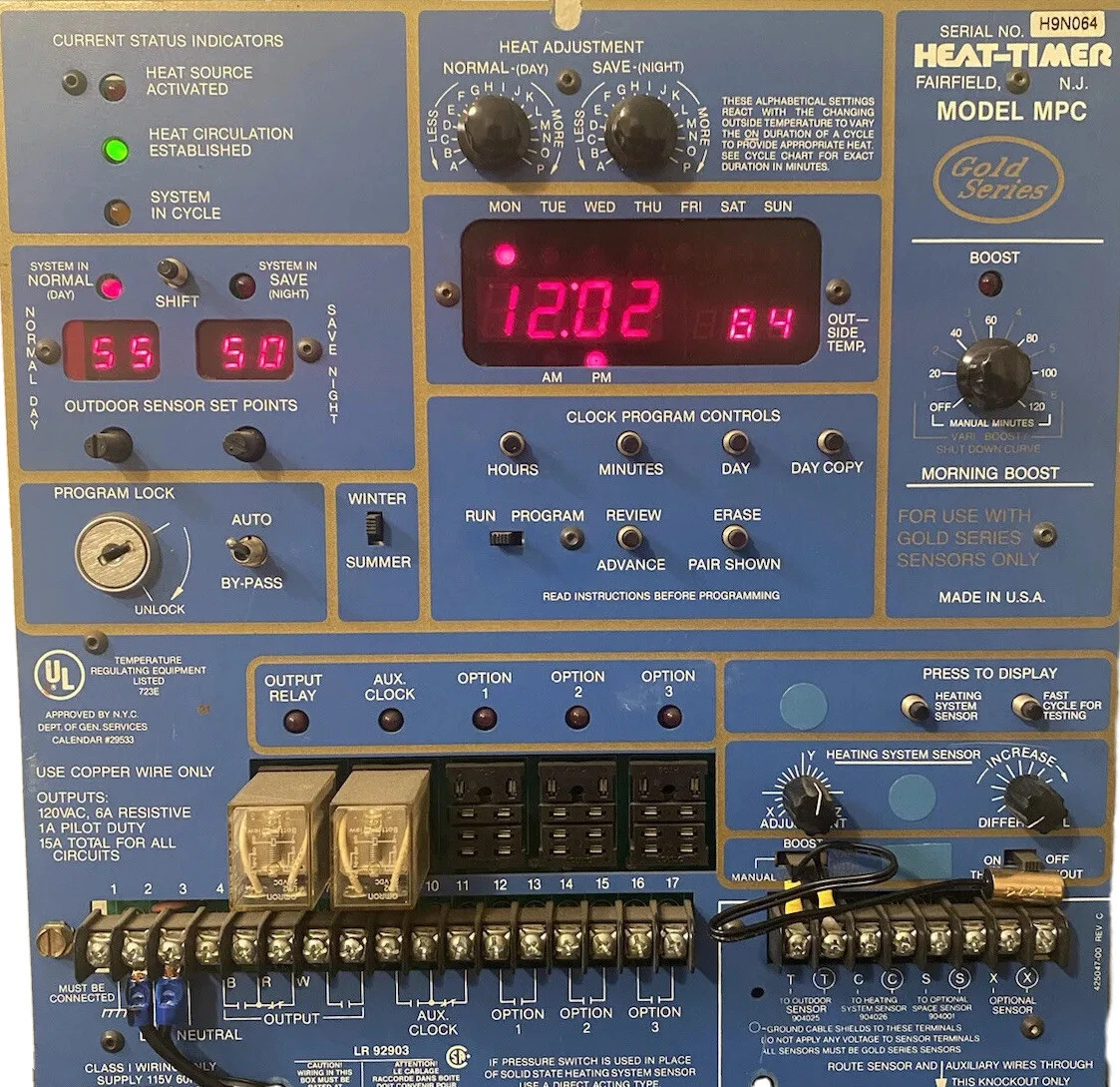 Heat-Timer MPC Gold Steam Reset control / USED / WORKING | eBay