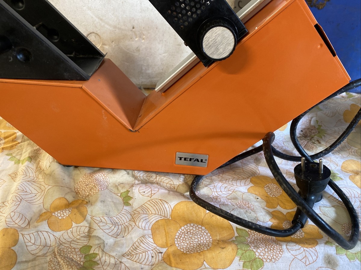 Appareil à Raclette Vintage Tefal Orange – Type 500 – 500W – Fonctionnel