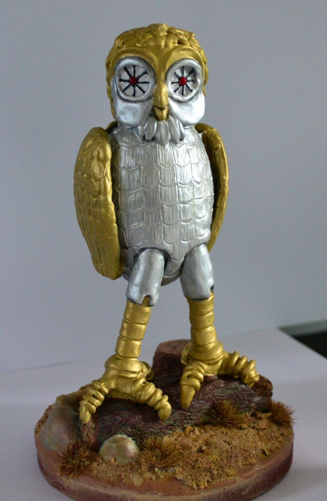 The Mechanical Owl Bubo Clash of the Titans Inspired Resin 