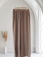 Umgee USA Boho Pants Women's Size Small Cotton Polyester Pull On Elastic...