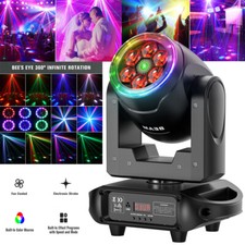 150W 6LED Bee Eye LED Rotating Moving Head Light Beam Stage RGBW Laser DJ Light