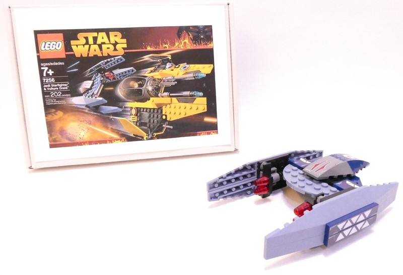 LEGO STAR WARS VULTURE DROID GENUINE MODEL ONLY WITH STICKERS FROM SET 7256 VGC