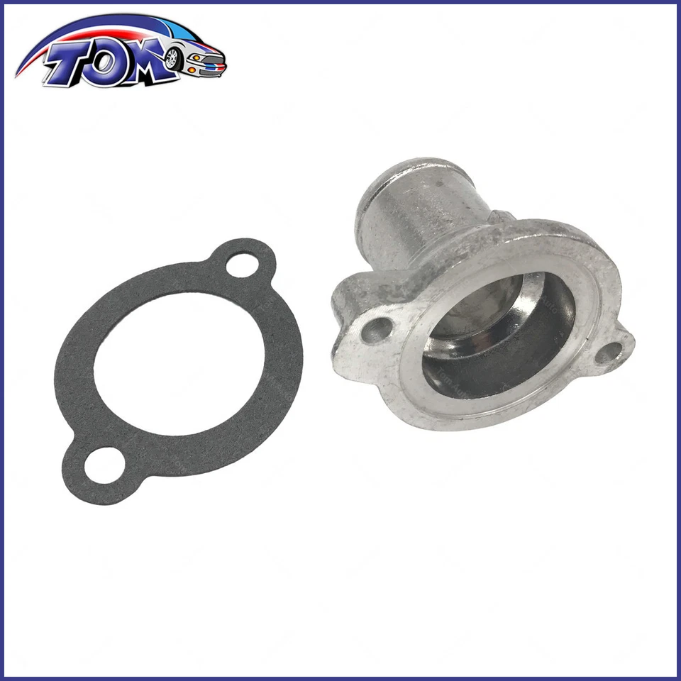 Carcasa de termostato de refrigerante con junta para Lincoln Ford Aerostar Taurus Mercury Foto 3 de 3