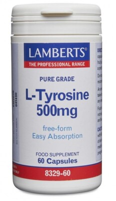 Lamberts L-Tyrosine Capsules (60) BBE 09/2028