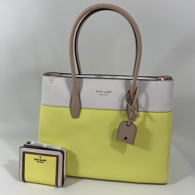 Kate Spade EVA Medium Satchel Crossbody Lime PATTERSON