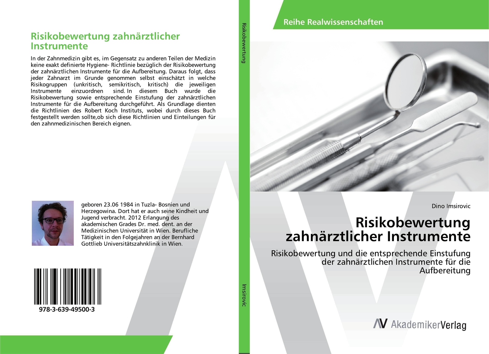Thumbnail - Risikobewertung Zahnärztlicher Instrumente Dino Imsirovic Taschenbuch