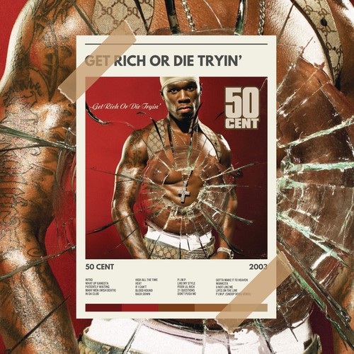 50 Cent Get Rich Or Die Tryin' Album Poster - Picture 2 of 3