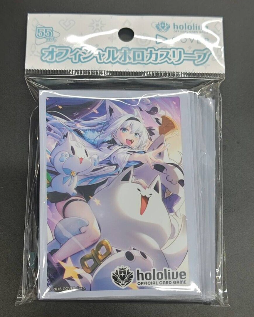 Hololive OFFICIAL CARD GAME Sleeve Shirakami Fubuki 55pcs Hololive OFFICIAL CARD GAME Sleeve Shirakami Fubuki 55pcs