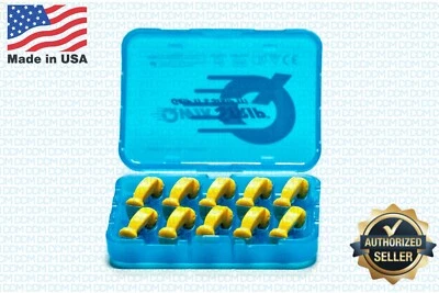 QwikStrip Finishing IPR Strips Curved Superfine Yellow 0.07mm #QSC-SF