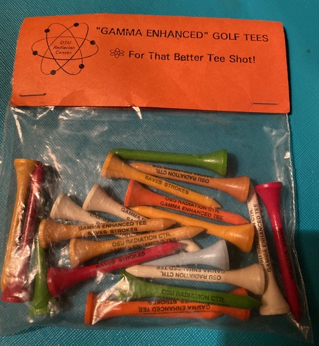 Gamma Enchanced Golf Tees Osu Radiation Center - Picture 6 of 6