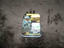 2022 Tara Toy Jurassic World Sticker and Color Activity Tin NEW